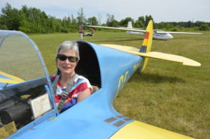Kathy Walker glider ride