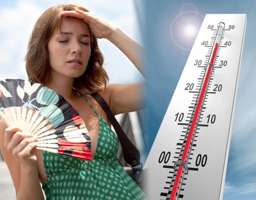 Symptoms from the heat can be difficult to figure out. High heat and humidity in the summer can be dangerous.